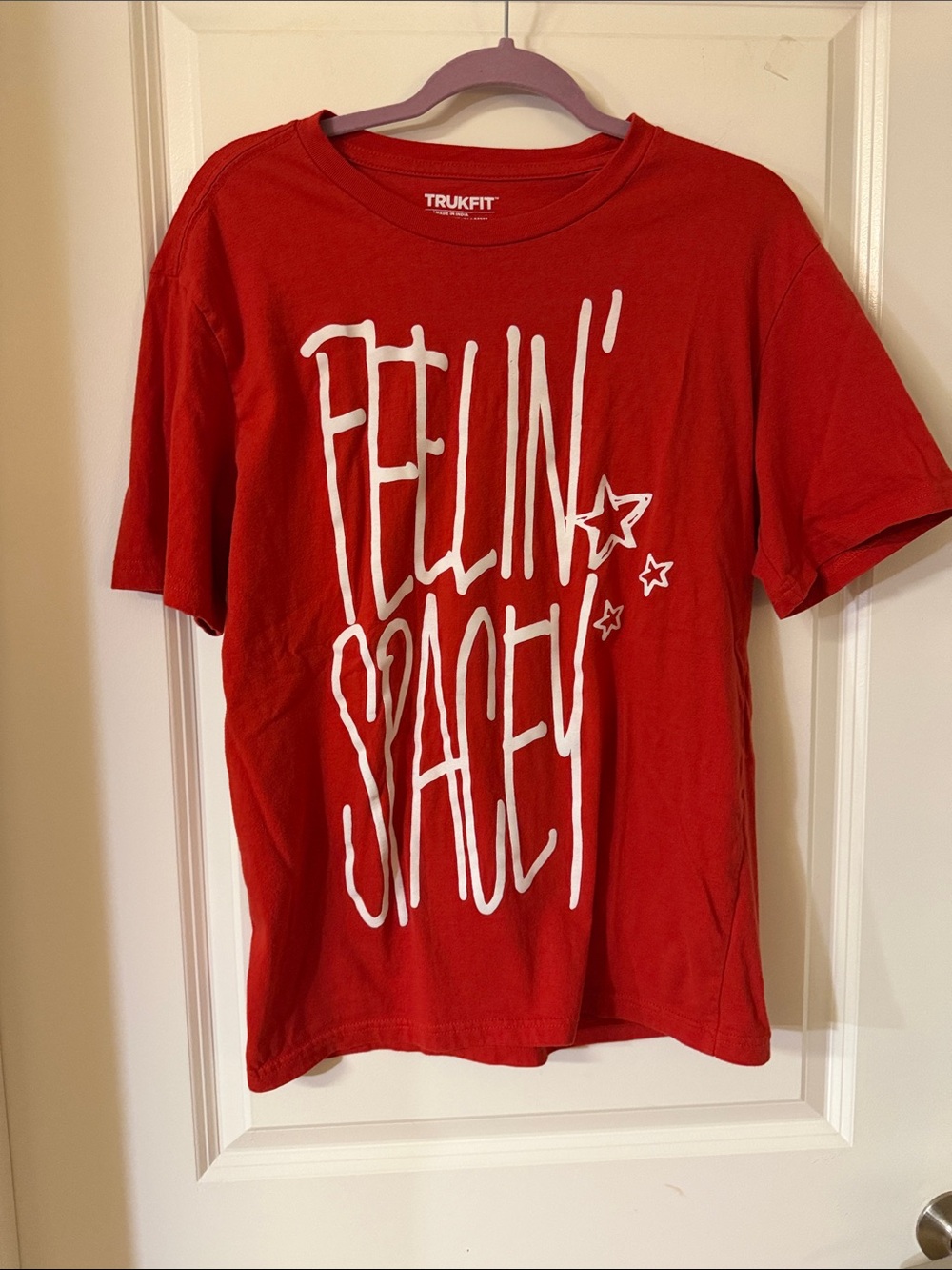 Trukfit Red Tee with White Graphic Stars